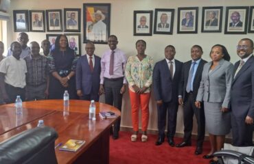 Info Consults and Attorney General with senior Management team of Ministry of Justice and Constitutional Affairs(MoJCA)